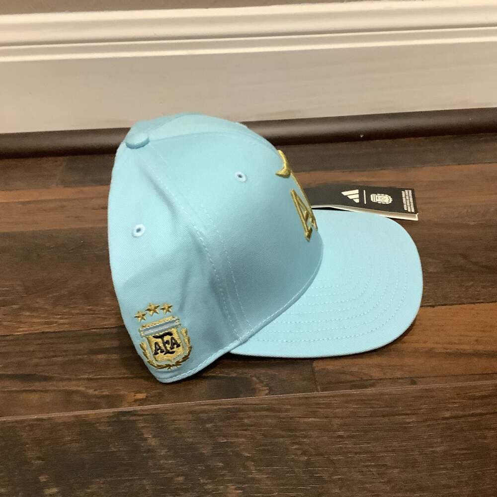 Adidas AFA Argentina 2026 Federation Snapback Cap Ice Blue - Picture 2 of 9